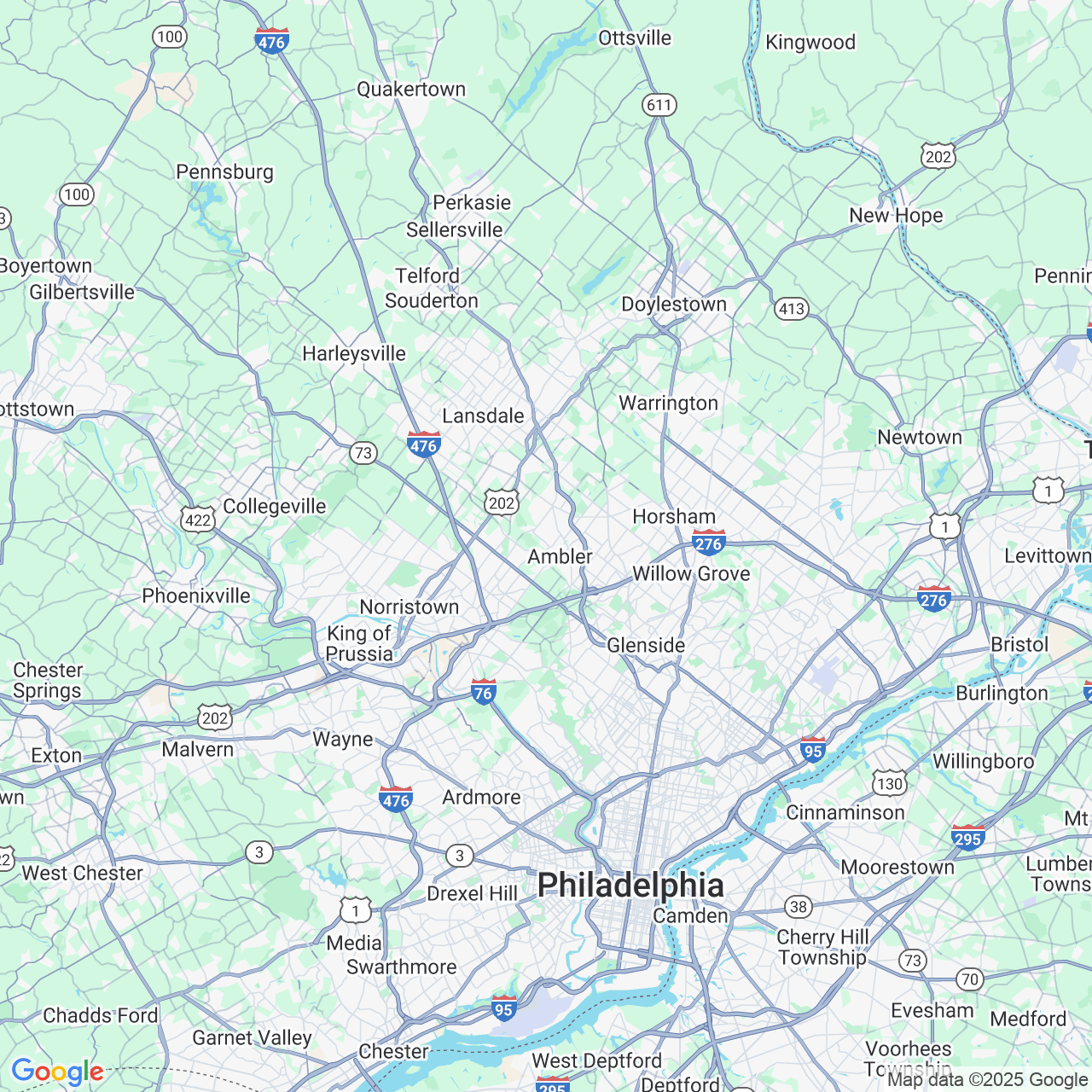 Map showing Septic 360 location